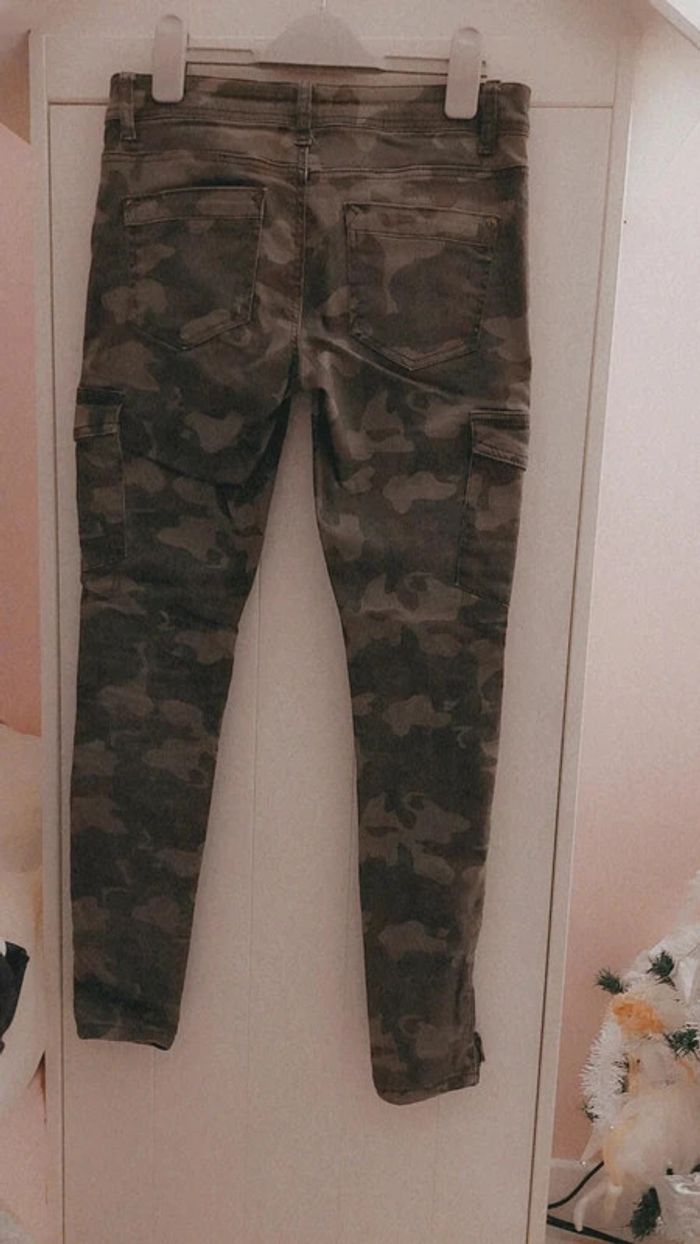 Pantalon treillis cargo slim Jennyfer taille 36 (S) - photo numéro 4