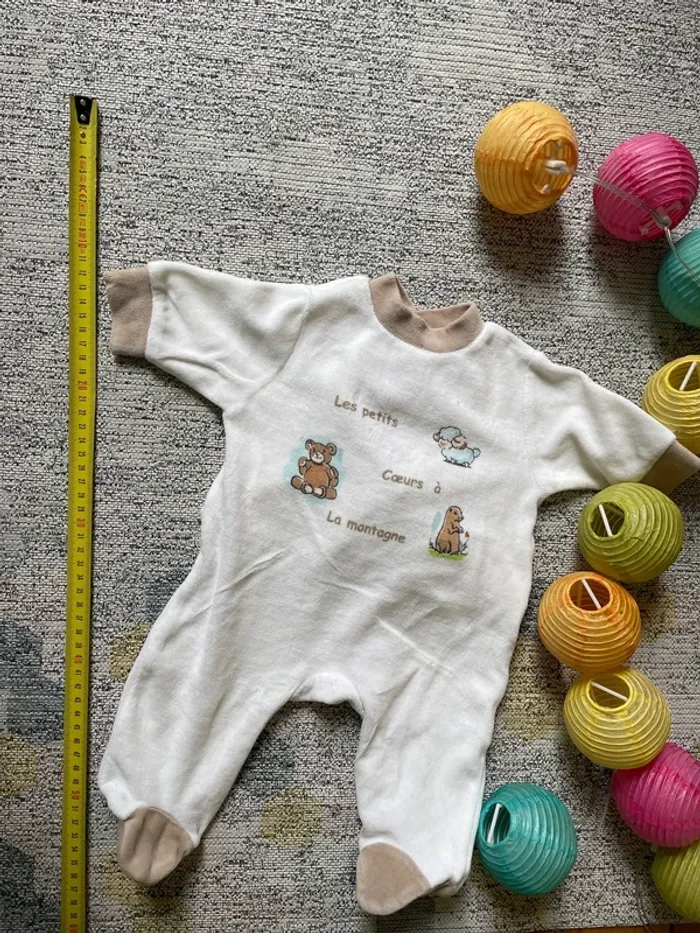 Pyjama velours « à la montagne »