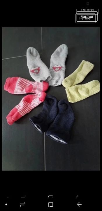 Lot de 4 paires de chaussettes bébé