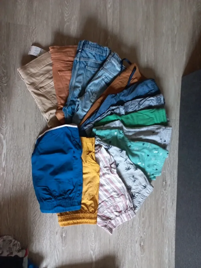 Lot shorts et bermudas garçon 10 ans