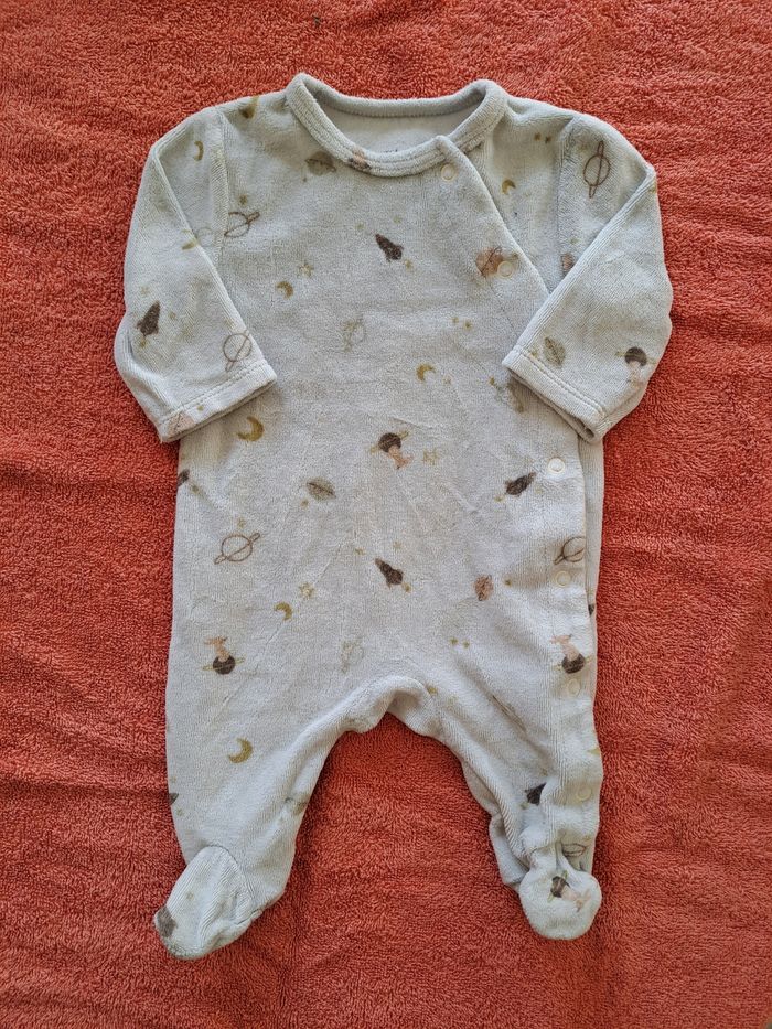 Pyjamas velour espace