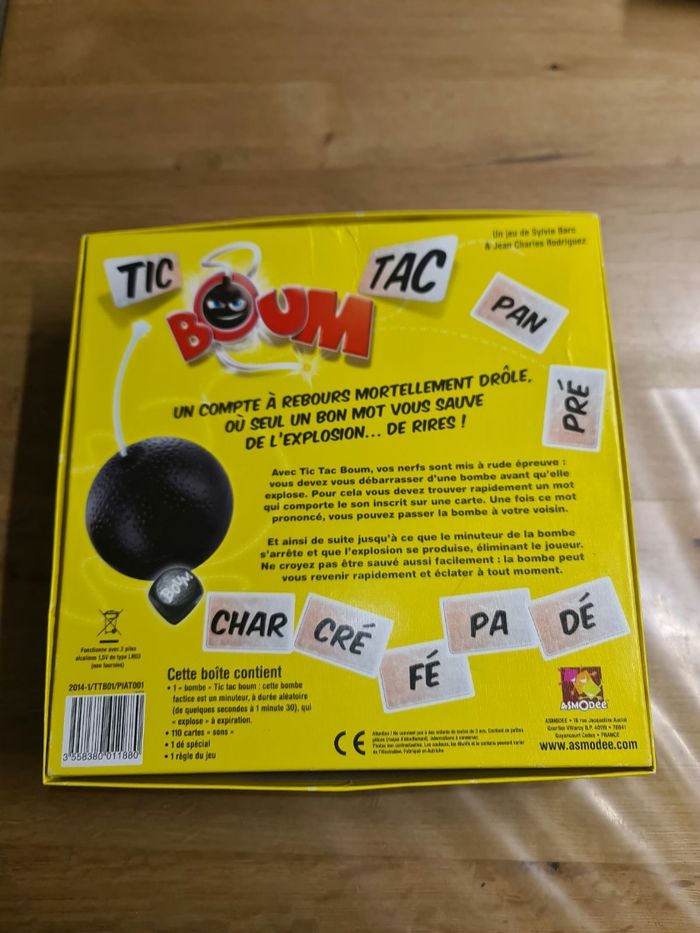 Jeu de société Tic Tac Boum des éditions Asmodée, - photo numéro 3