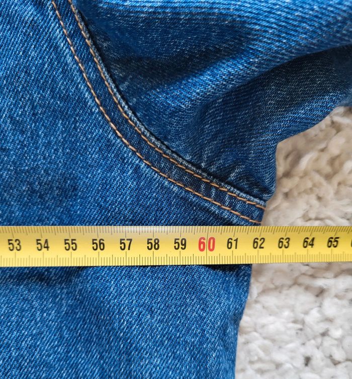 Veste en jean oversize motif drapeau américain au dos Pull&Bear Taille S ou 36 - photo numéro 13
