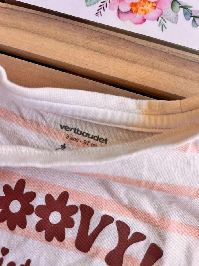 Ensemble teeshirt et short 3 ans - photo numéro 2