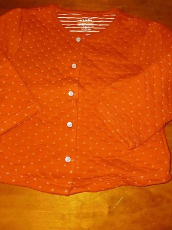 Gilet rouge 12 mois kiabi