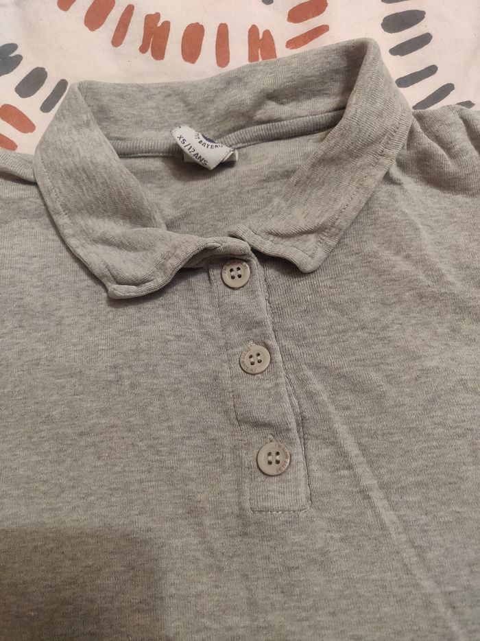 Polo manches courtes petit bateau 10/12 ans - photo numéro 2