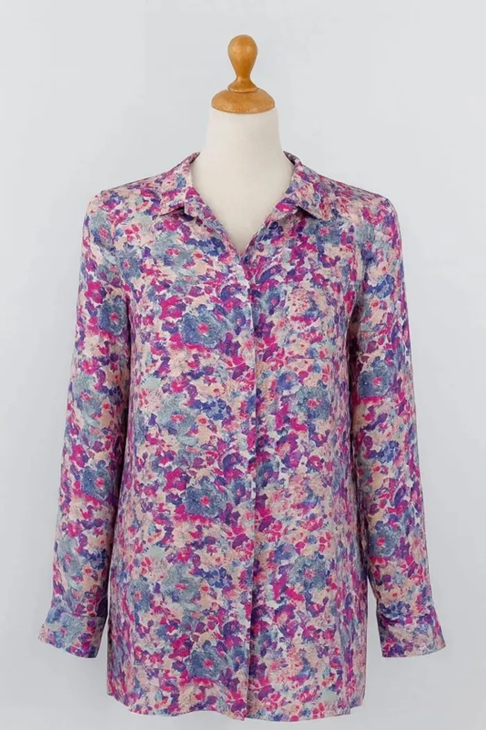 Chemise manche longue multicolore Vero Moda Taille S - photo numéro 2