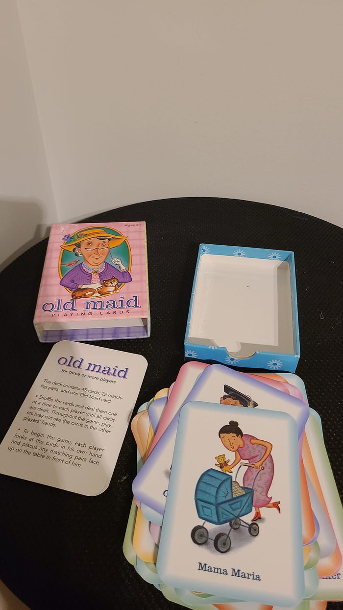 Cartes à jouer de la vieille fille - photo numéro 2