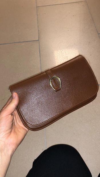Petite pochette marron