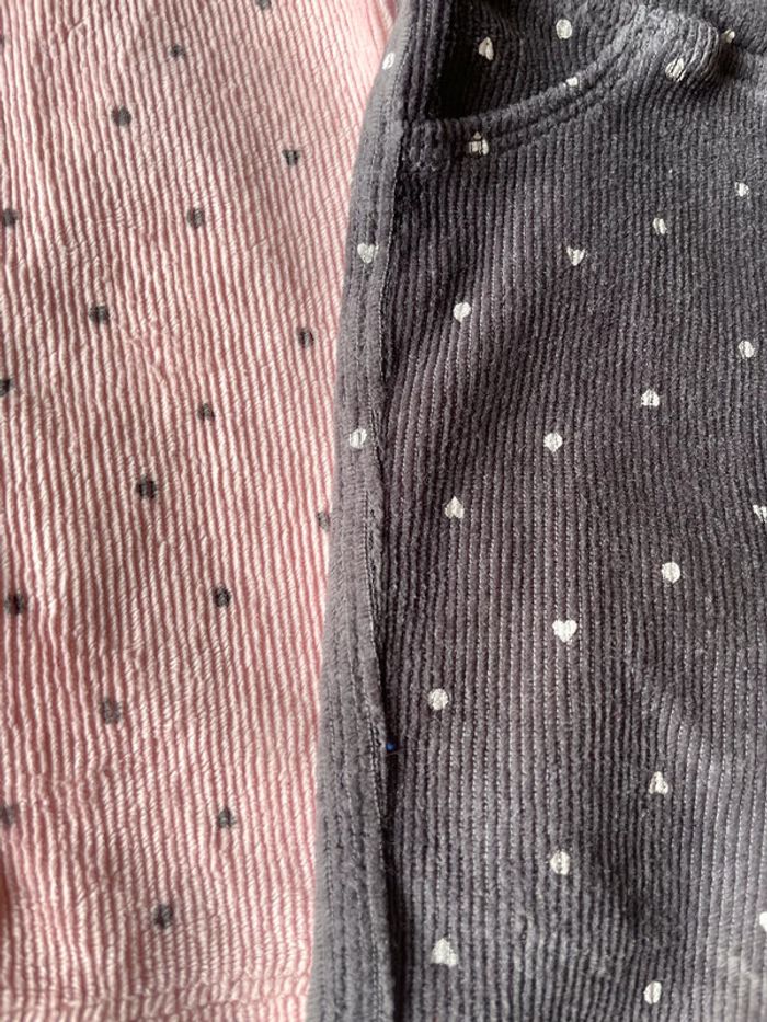 Lot de 2 leggings chauds t. 62 cm - photo numéro 2