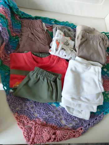 Lot 5 ensembles garçon, 0-3 mois