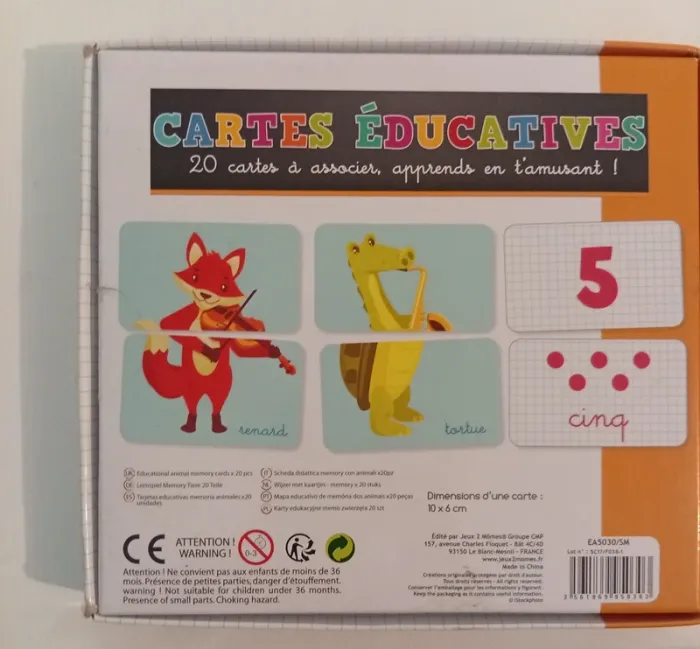 Cartes éducatives - photo numéro 3