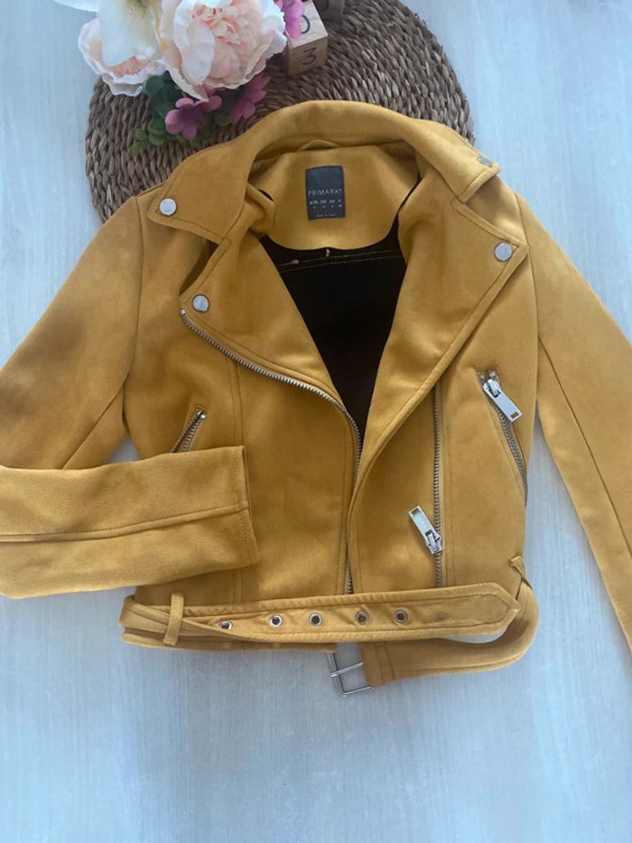 Veste perfecto moutarde - photo numéro 2