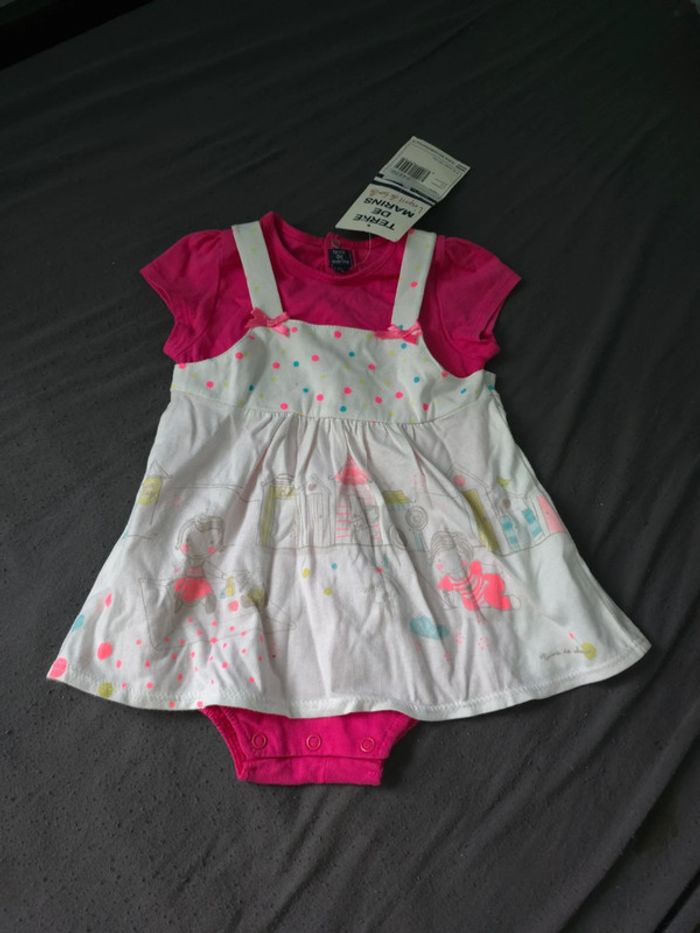 Barboteuse terre de marins taille 6 mois neuf