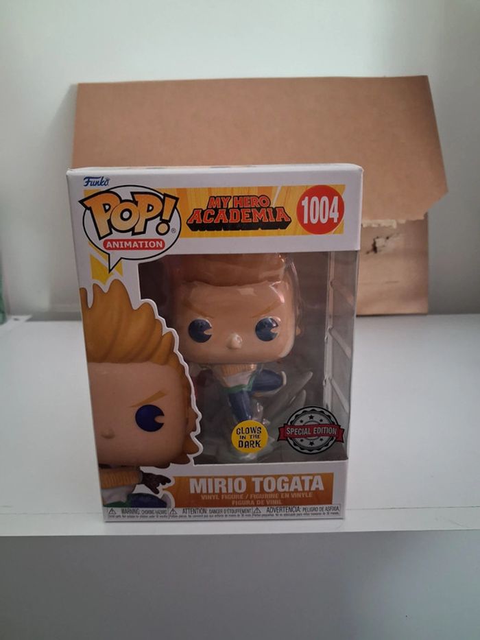 Figurine Funko Pop Mirio Togata 1004 My Hero Academia GITD