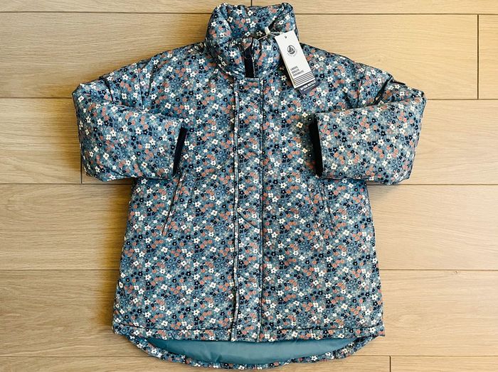 Doudoune fleurie chaude et déperlante avec capuche rétractable Petit bateau T-6 ans - photo numéro 3