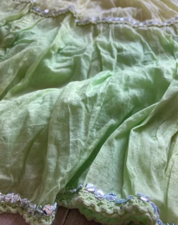 Jupe longue verte - photo numéro 2