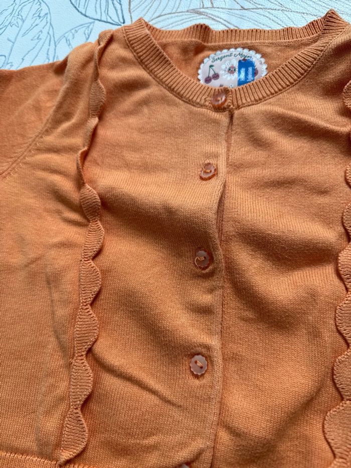 Gilet orange sergent major t4ans 104cm - photo numéro 2