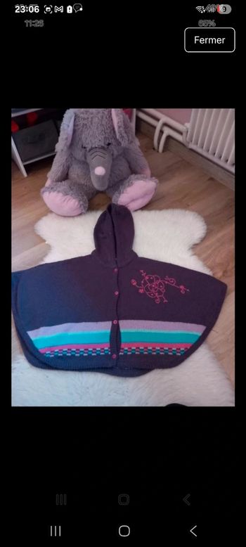 Magnifique gilet pancho 12 mois Orchestra