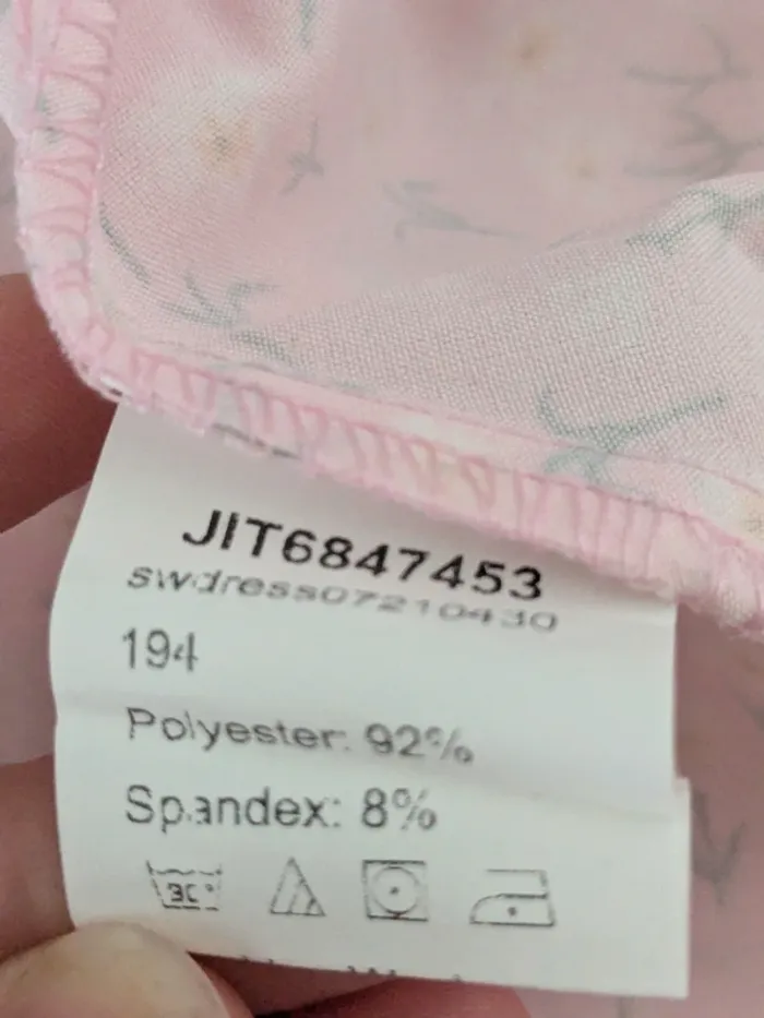 Robe fleurie rose T40 : shein - photo numéro 8