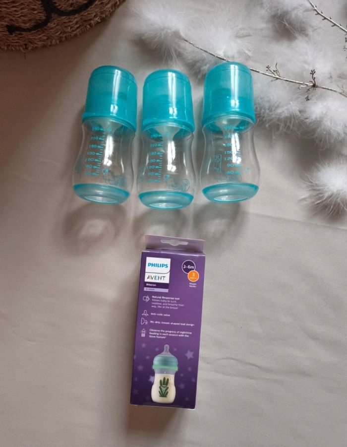 Lot de 4 biberons dont 1 neuf 🍃 Philips/ bébé confort - photo numéro 2