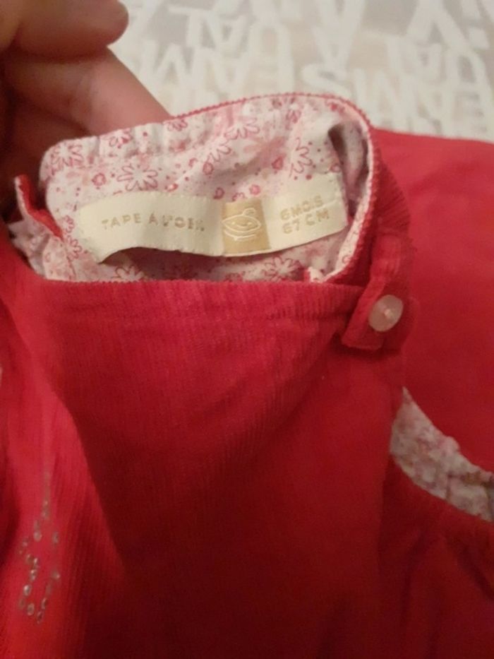 Robe velours hiver 6 mois - photo numéro 4