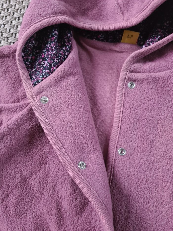 Gilet à capuche polaire fille - 6 mois - photo numéro 4