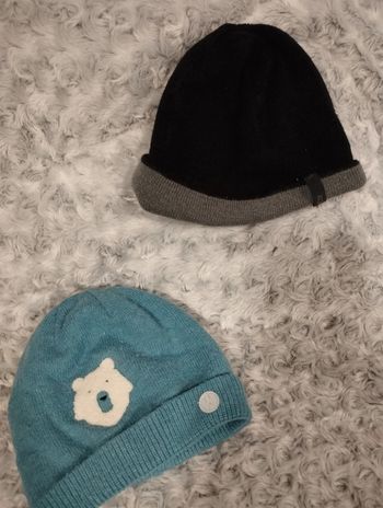 Lot de 2 bonnets