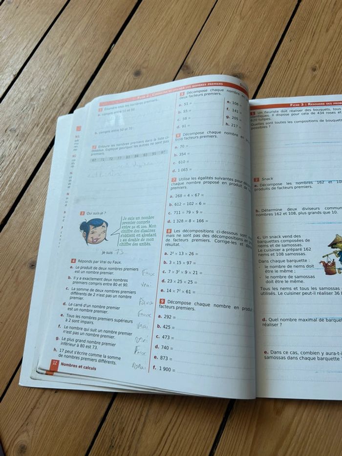 Cahier exercice Maths i parcours 4 eme - photo numéro 3