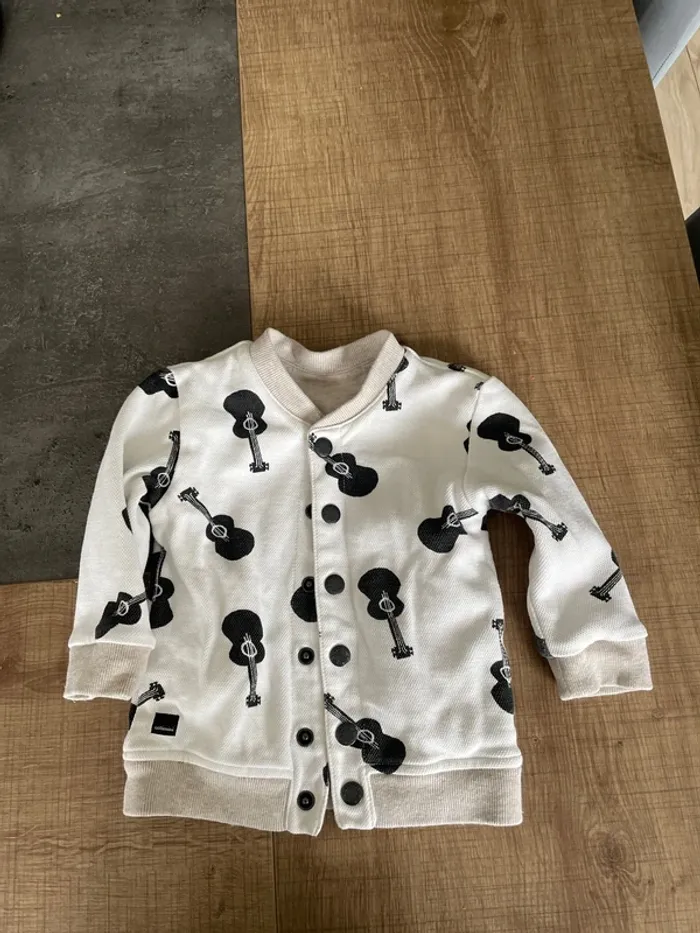 Veste réversible musique catimini 12mois - photo numéro 6
