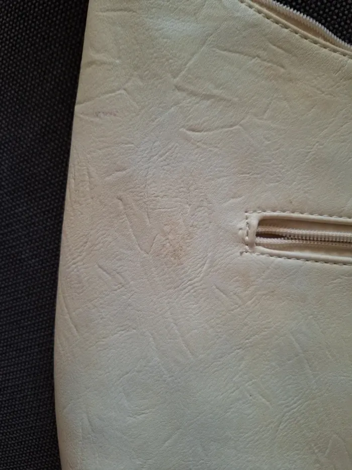 Sac à main beige multipoches - photo numéro 5