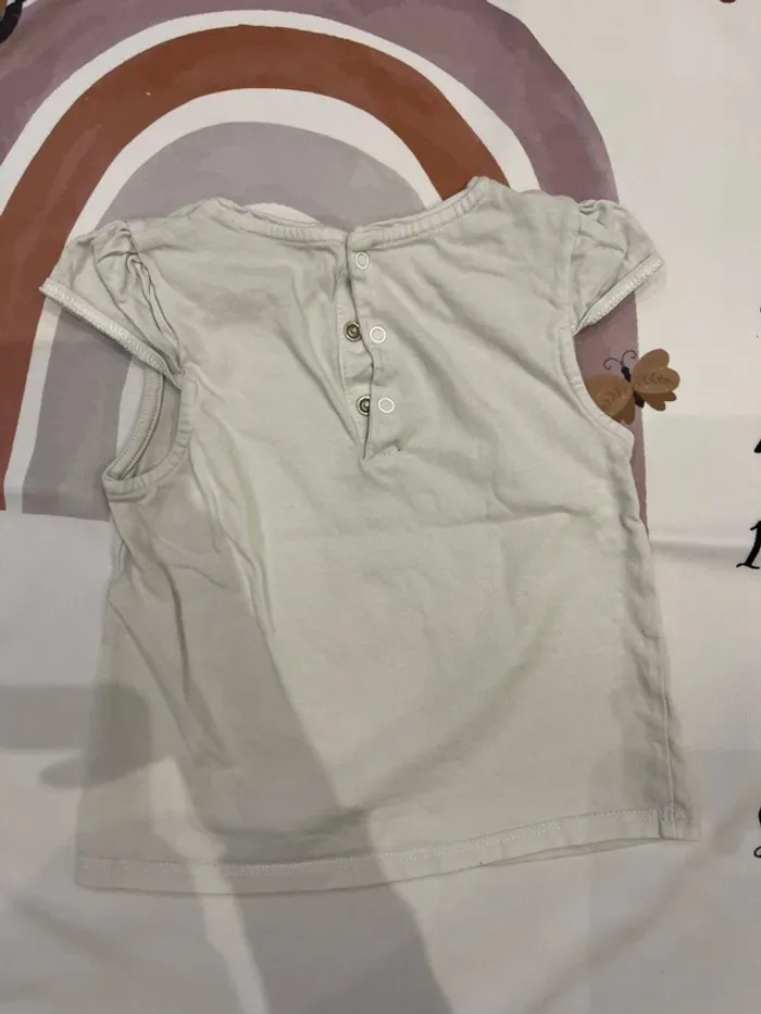 Lot de 4 t-shirts bébé fille - Obaïbi - 23 mois / 86 cm - photo numéro 9