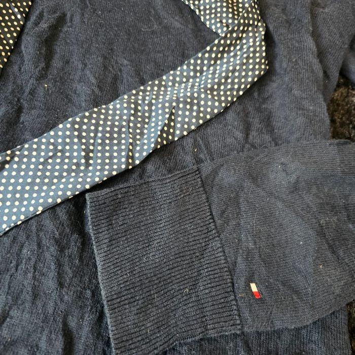 Pull léger col v tommy hilfiger - photo numéro 4