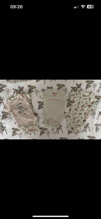 Lot vêtement  1 mois fille