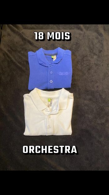 Lot de 2 polos Orchestra 81cm