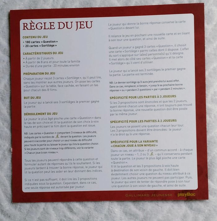 Jeu de société "Harry Potter" les sortilèges - photo numéro 3