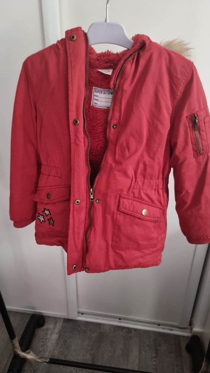 Manteau fille rouge TAO - photo numéro 4