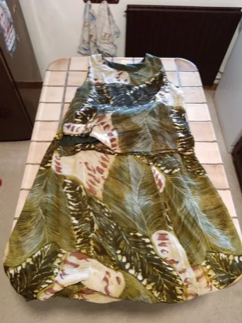 Jupe avec maillot vert