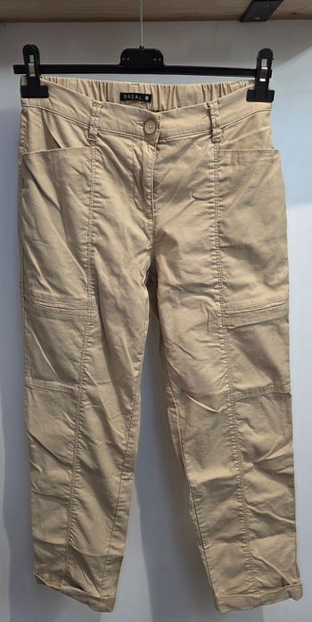 Pantalon style cargot beige 38