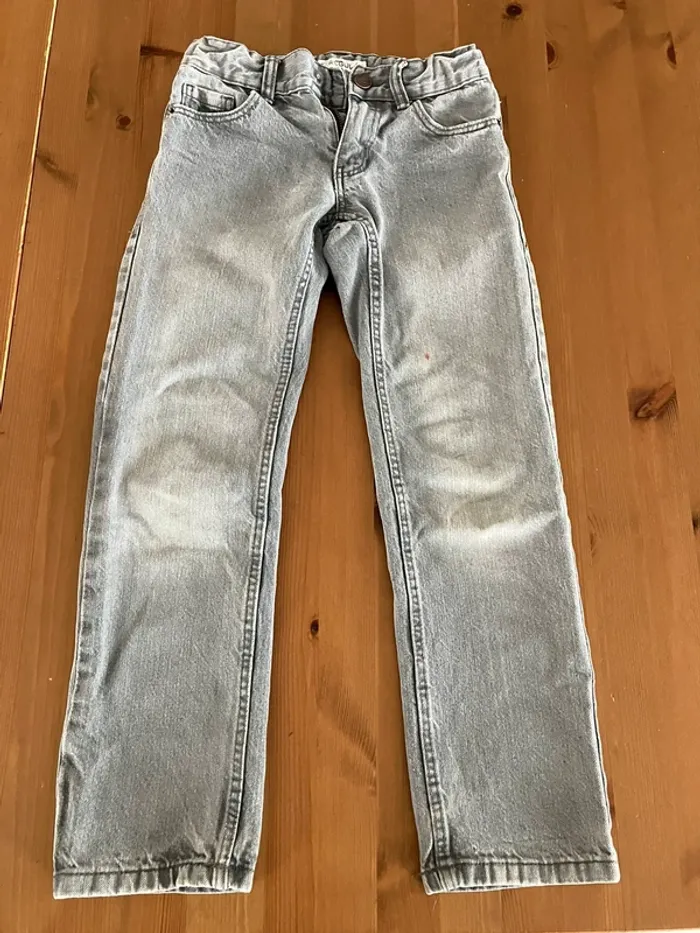 Jean Regular gris 8 ans