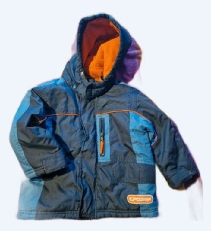 Petit blouson imperméable à capuche amovible