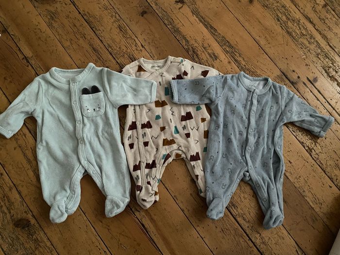 Lot de 10 pyjamas taille naissance - photo numéro 2
