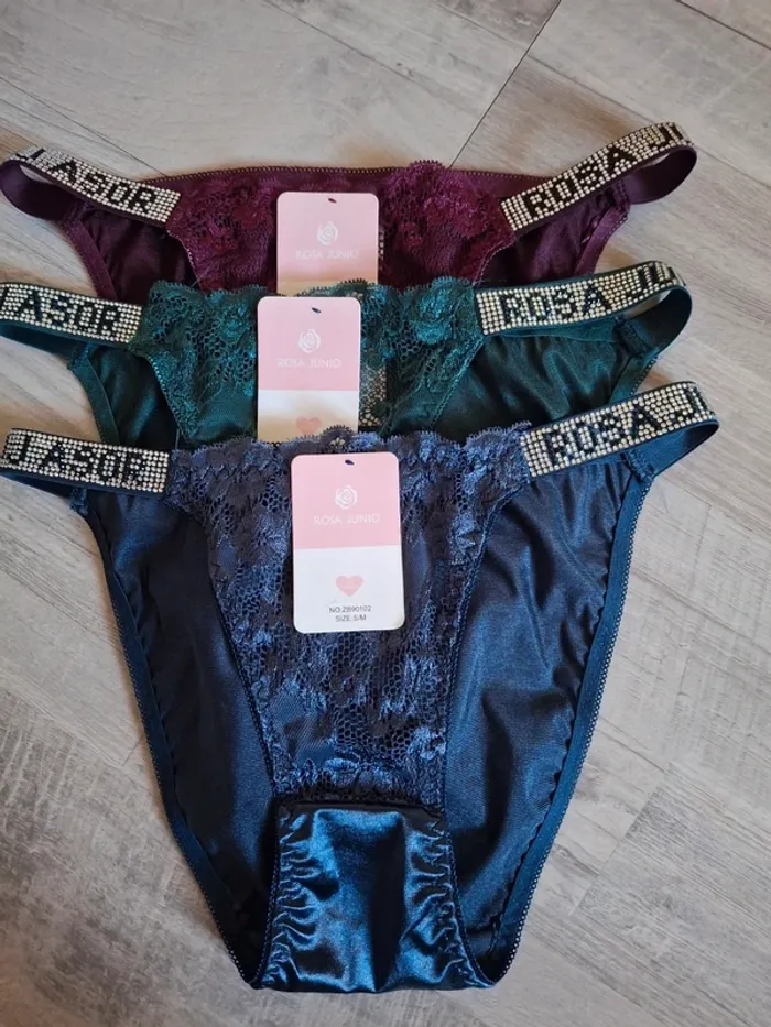 Set lingerie 3 tanga inspiration