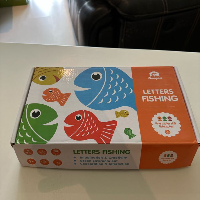 Jeu de la pêche aux poissons pour apprendre les lettres