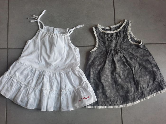 Lot de 2 robes fille 3 mois