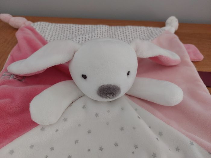 Doudou plat lapin étoiles  Obaibi - photo numéro 3