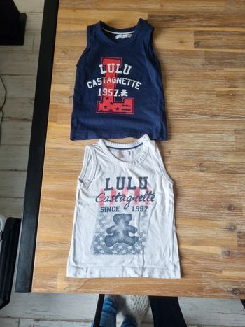 Lot de 2 débardeurs 24 mois