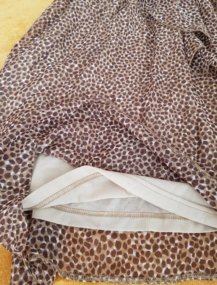 Robe volantée, imprimé léopard - photo numéro 4
