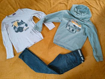 Ensemble sweat jean poire de reinette et poule d'api Sergent Major