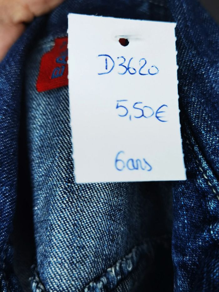 D3620 - veste en jeans garçon 6 ans - photo numéro 4